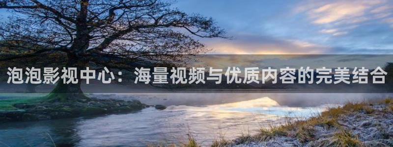金桔视频大全：泡泡影视中心：海量视频与优质内容的完美结合